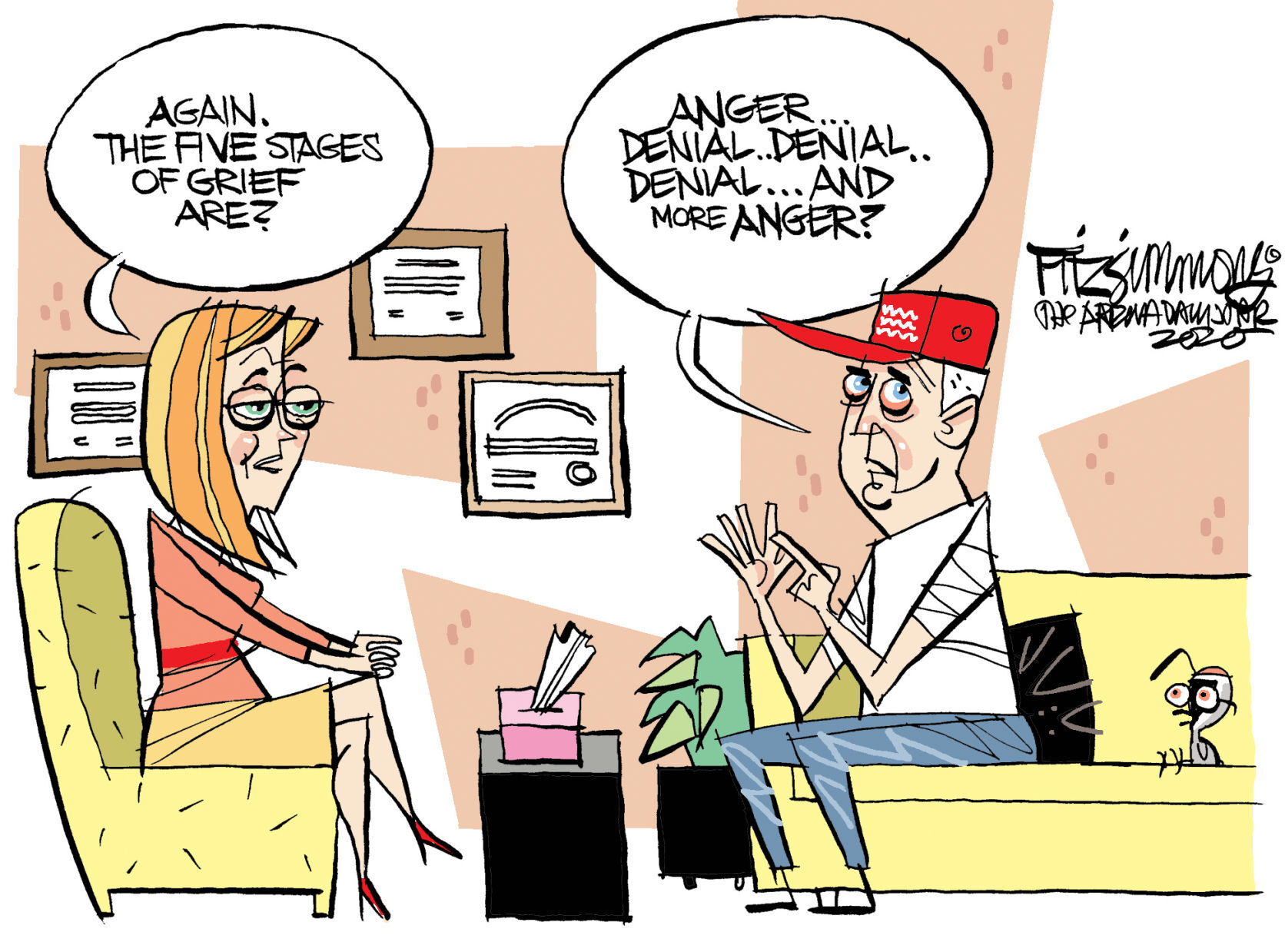 Daily Fitz Cartoon: The 5 Stages